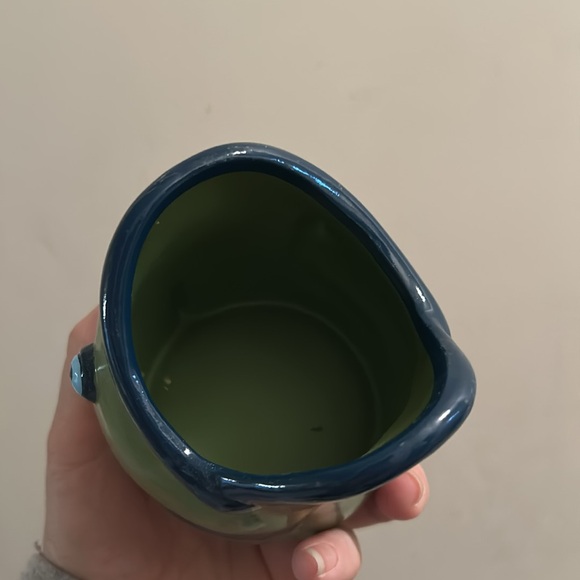 Green Ceramic Fish Decor Trinket-Pencil-Soap Dish Holder Vessel Container - Picture 3 of 6